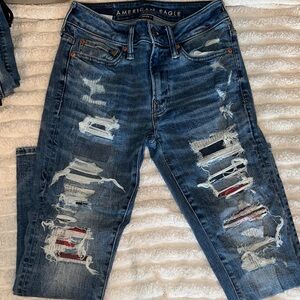 American Eagle Outfitters Men’s Ripped Blue Jeans